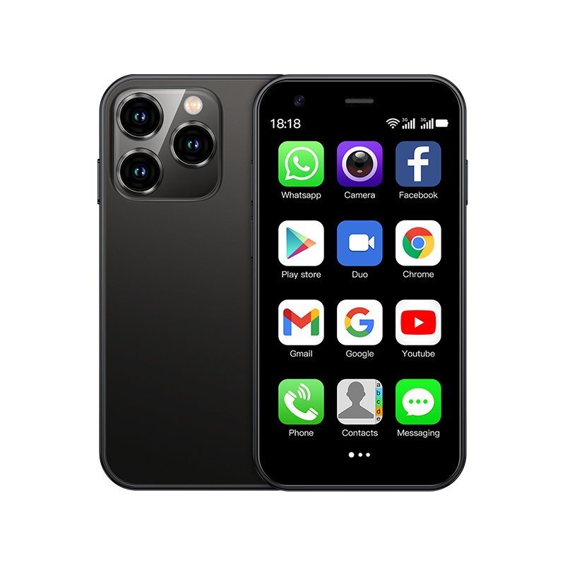 Wholesale promotion mini smart phone 3G android 8.1 quad core dual sim long time standby phone soyes xs15